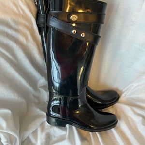 COACH Talia Women's Waterproof Rubber Rainboots Boots